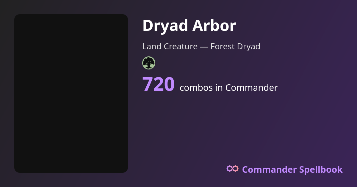 Dryad Arbor Combos | Commander Spellbook