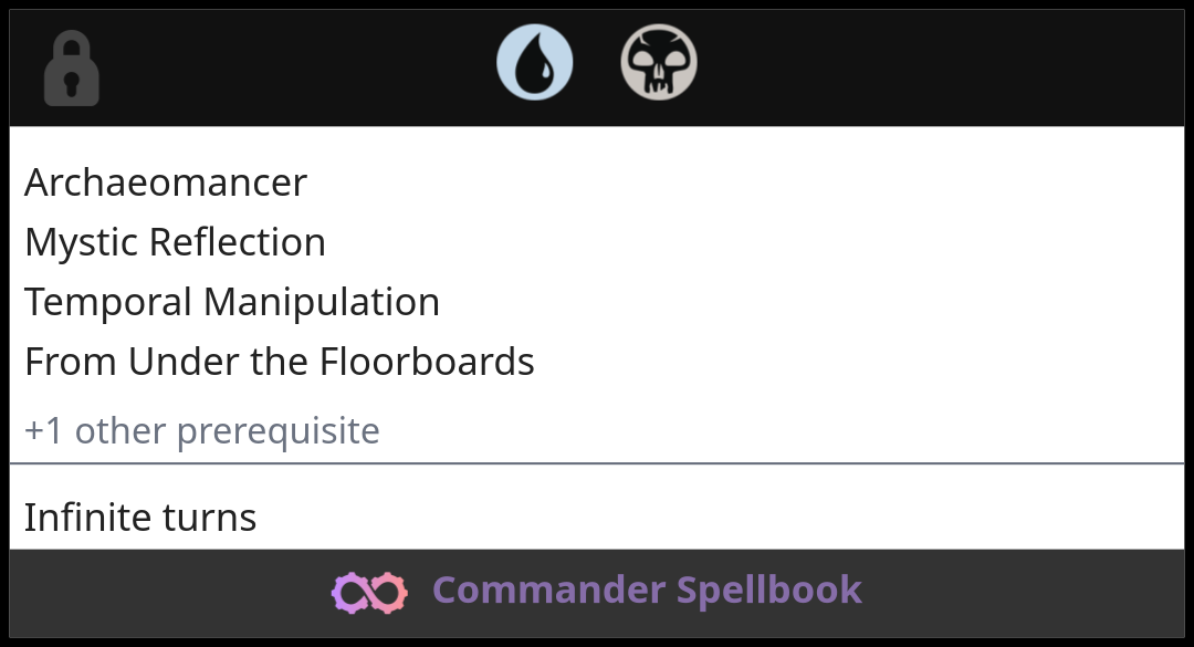 Archaeomancer | Mystic Reflection | Temporal Manipulation (and one ...