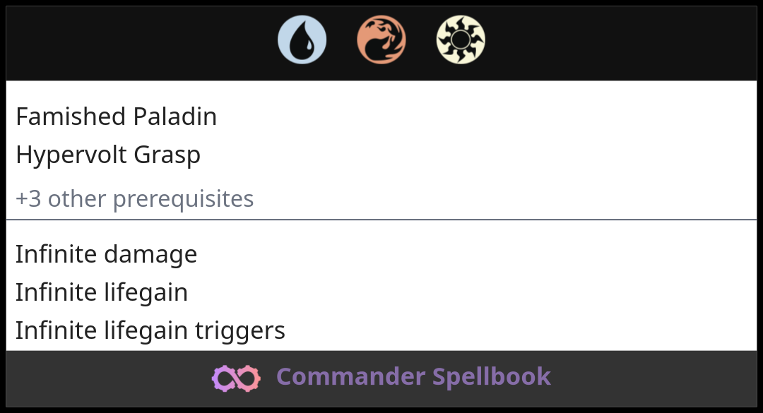 Famished Paladin | Hypervolt Grasp