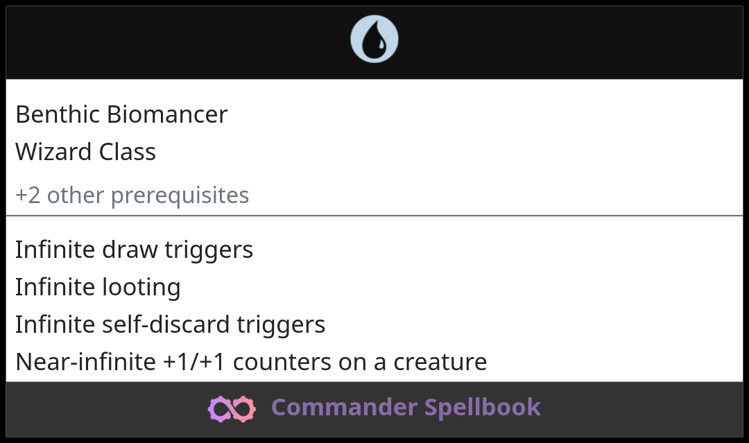 Benthic Biomancer | Wizard Class