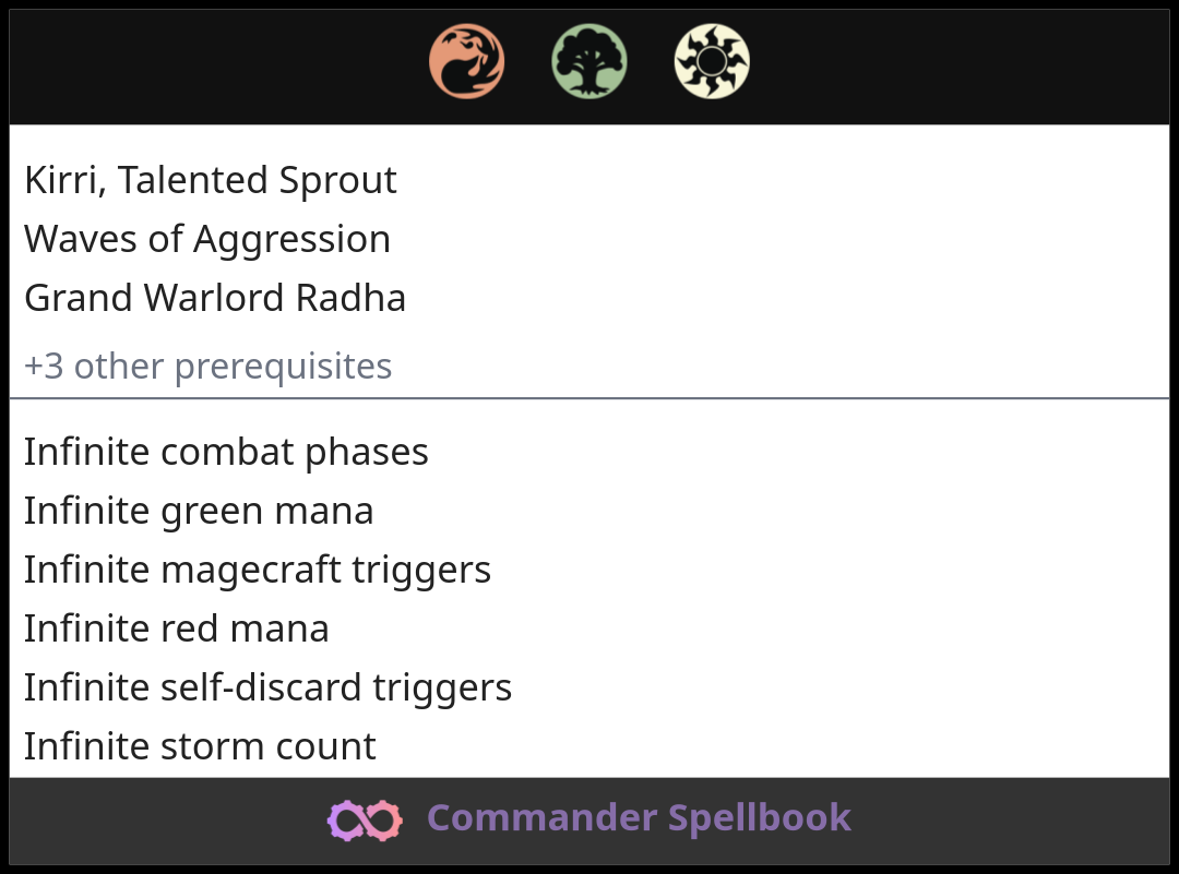 Kirri, Talented Sprout | Waves of Aggression | Grand Warlord Radha