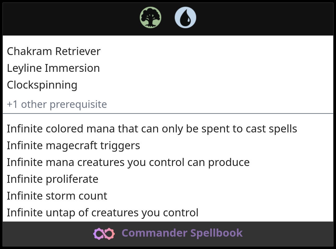 Chakram Retriever | Leyline Immersion | Clockspinning