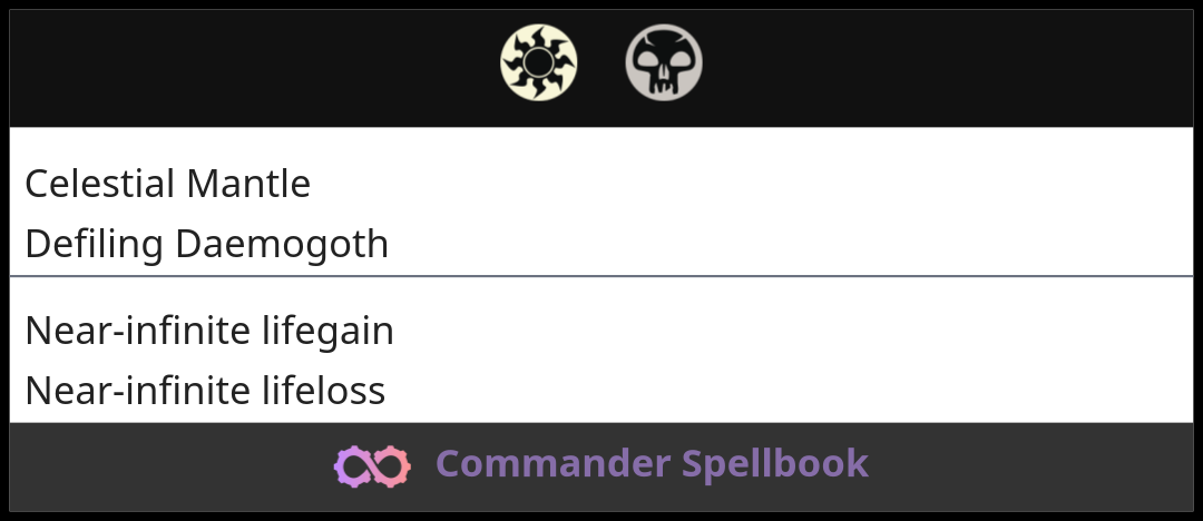 Celestial Mantle | Defiling Daemogoth