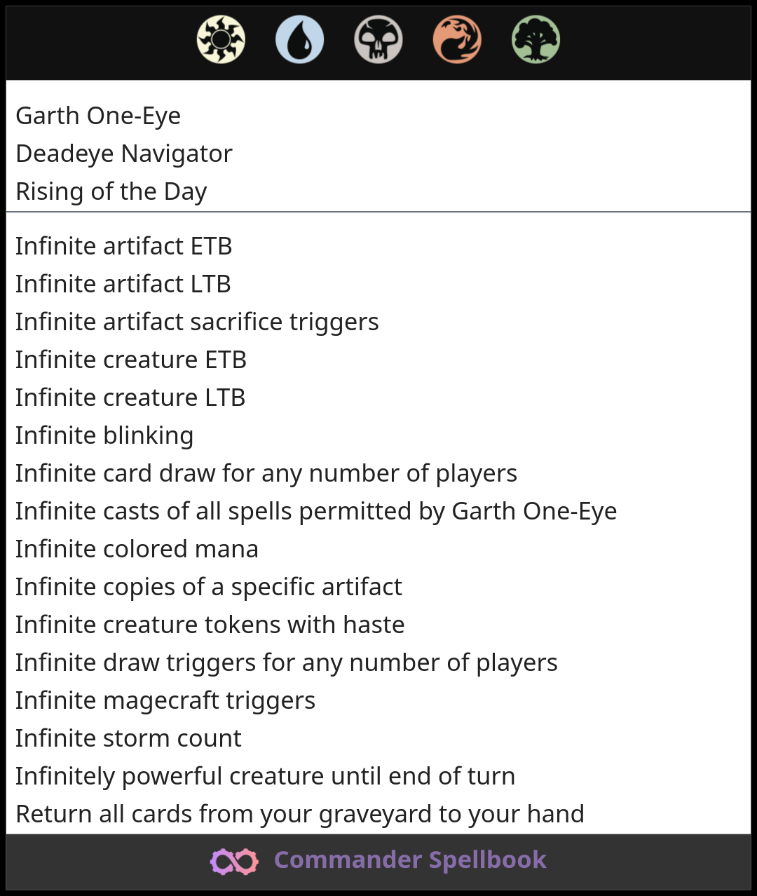 Garth One-Eye | Deadeye Navigator | Rising of the Day