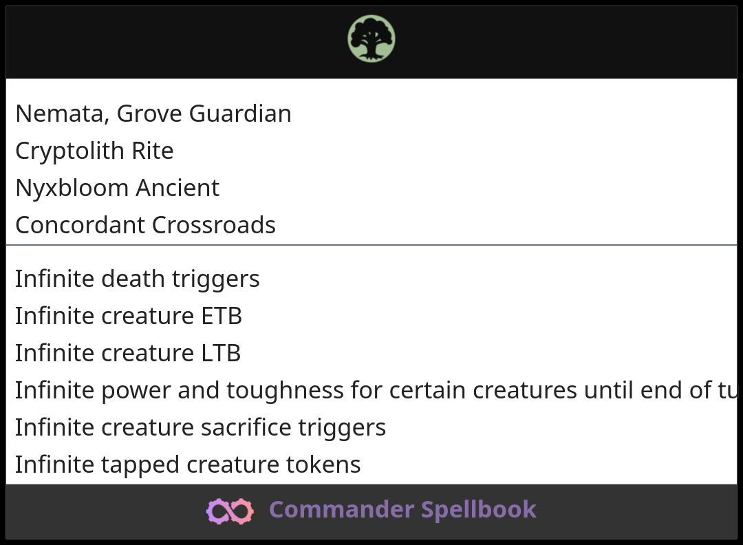 Nemata, Grove Guardian | Cryptolith Rite | Nyxbloom Ancient (and one ...