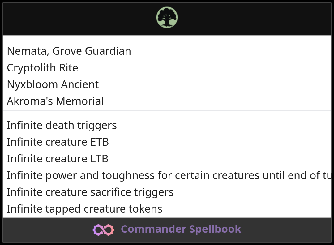 Nemata, Grove Guardian | Cryptolith Rite | Nyxbloom Ancient (and one ...