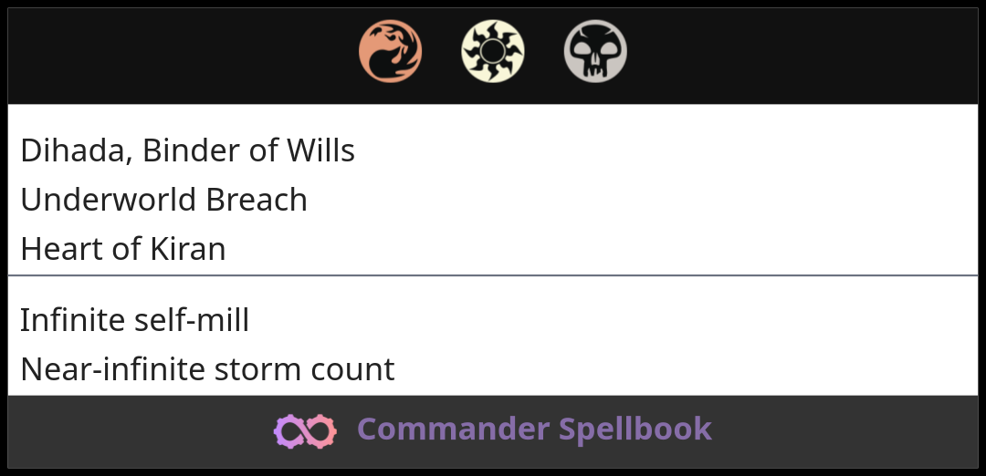 Dihada, Binder of Wills | Underworld Breach | Heart of Kiran