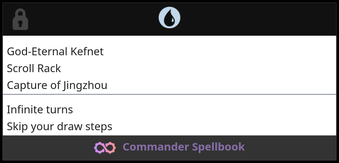 God-Eternal Kefnet | Scroll Rack | Capture of Jingzhou