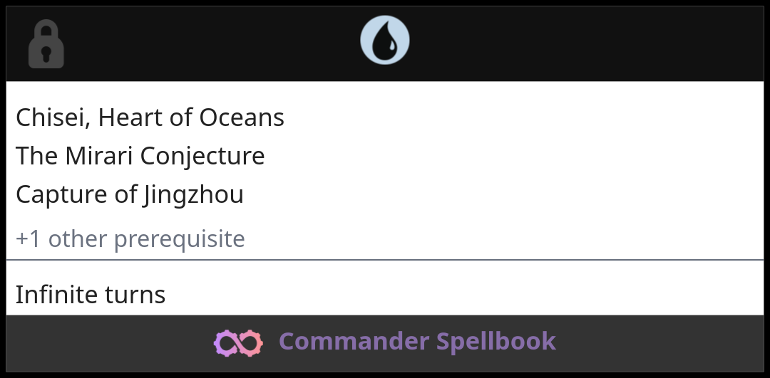 Chisei, Heart of Oceans | The Mirari Conjecture | Capture of Jingzhou