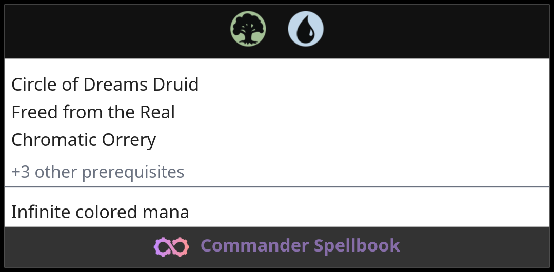 Circle of Dreams Druid | Freed from the Real | Chromatic Orrery