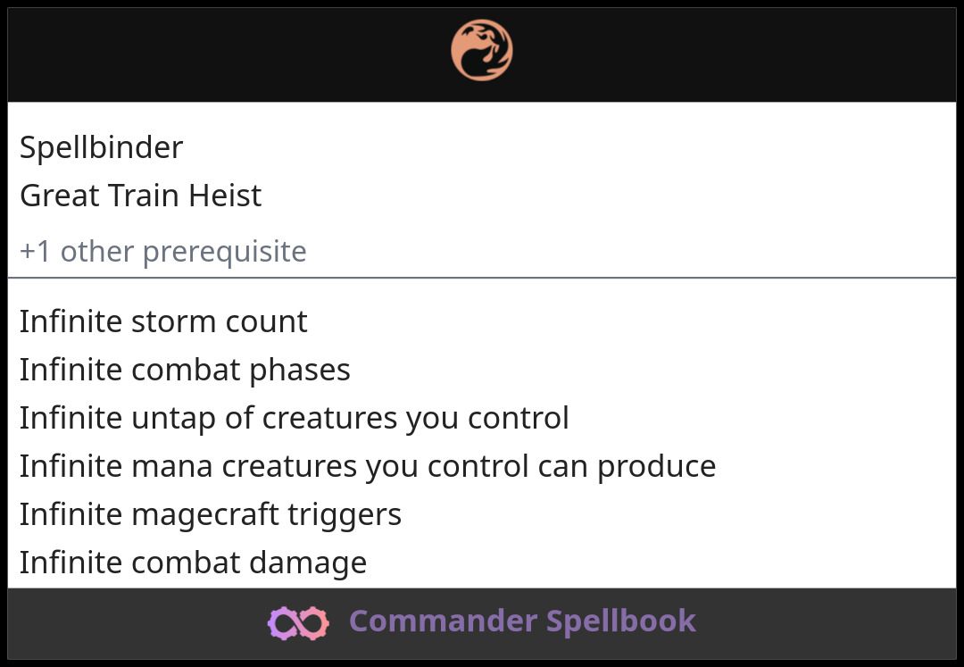Spellbinder | Great Train Heist