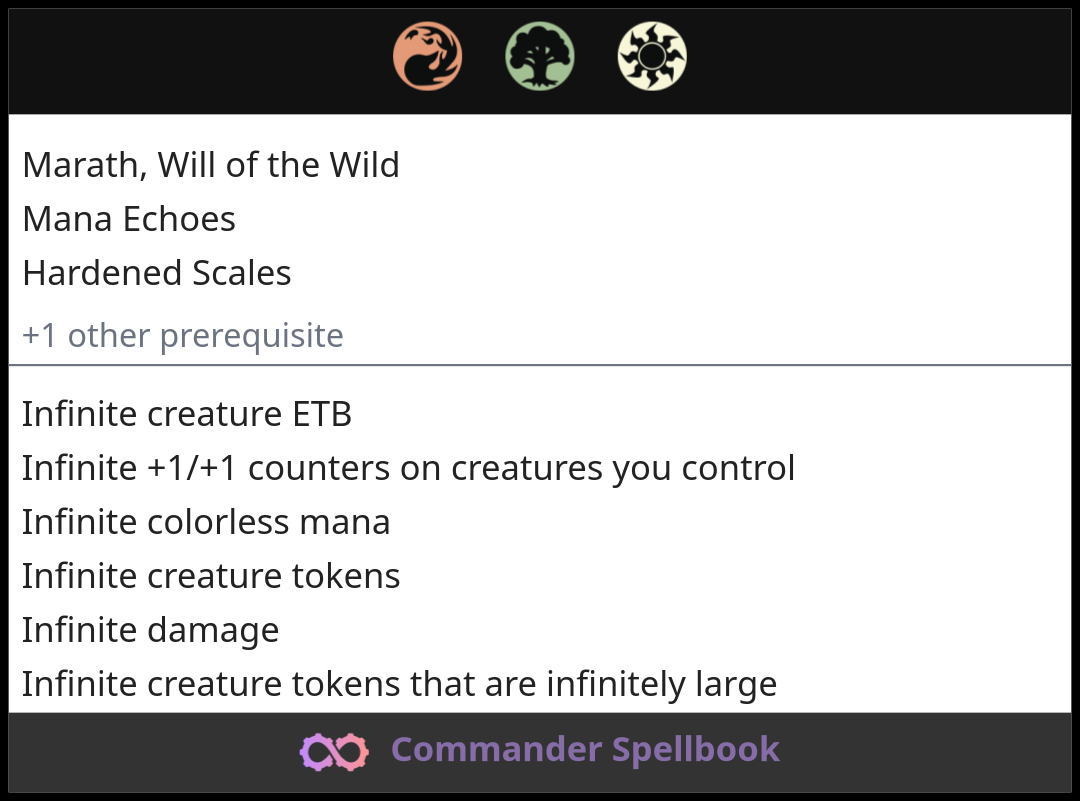 Marath, Will of the Wild | Mana Echoes | Hardened Scales