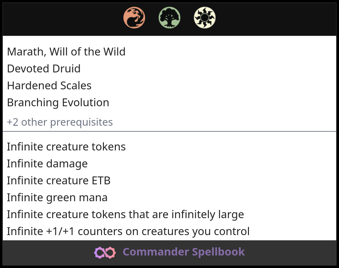 Marath, Will of the Wild | Devoted Druid | Hardened Scales (and one ...
