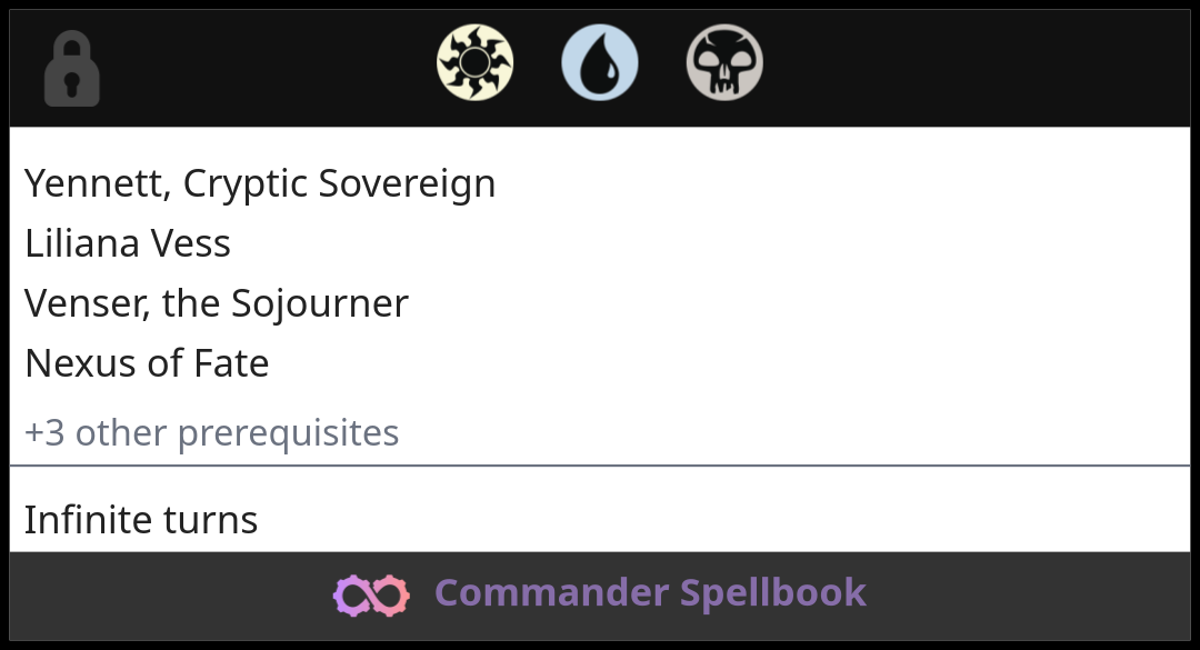 Yennett, Cryptic Sovereign | Liliana Vess | Venser, the Sojourner (and ...