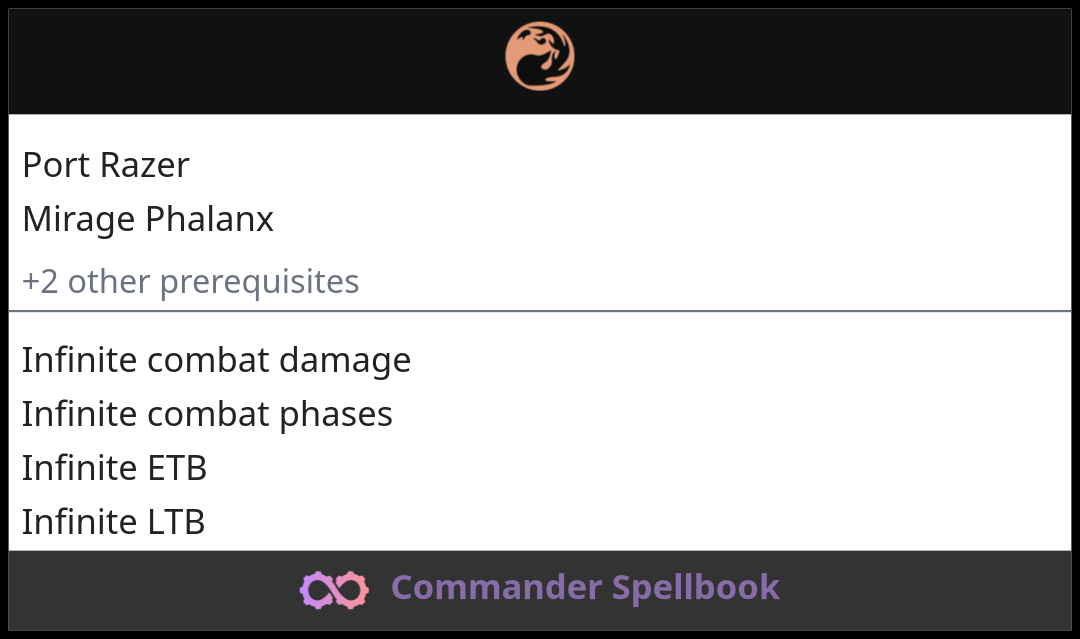 Port Razer | Mirage Phalanx