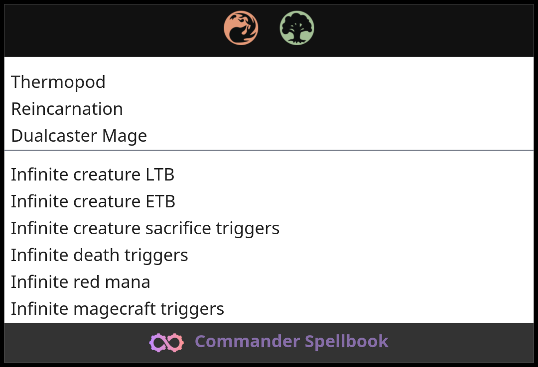 Thermopod | Reincarnation | Dualcaster Mage