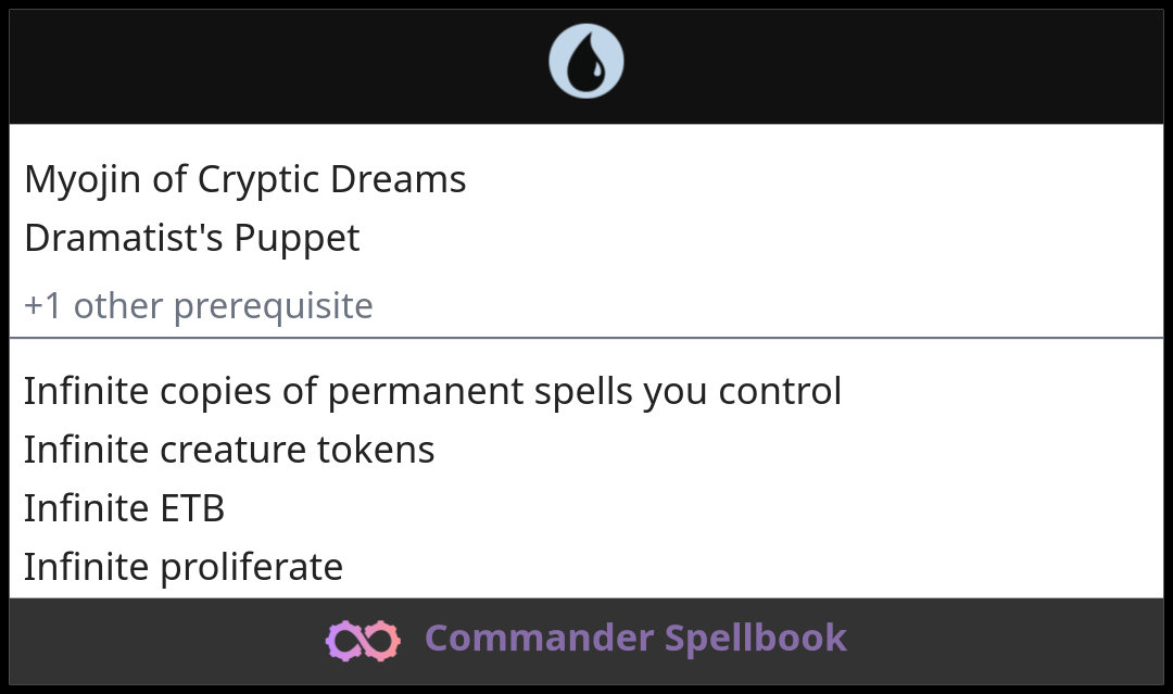Myojin of Cryptic Dreams Dramatist's Puppet