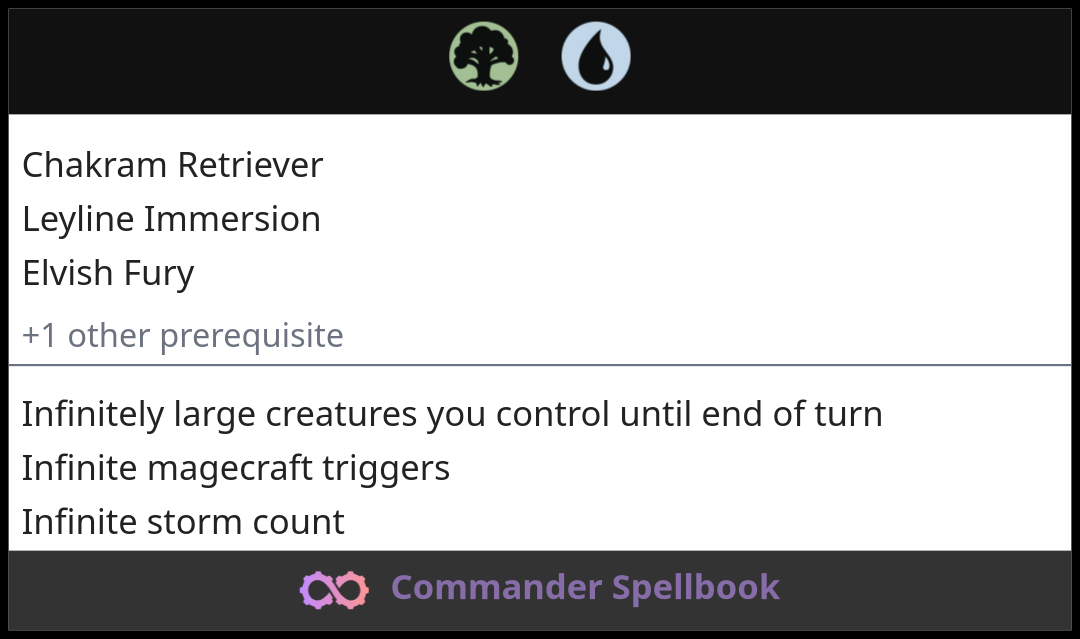 Chakram Retriever | Leyline Immersion | Elvish Fury