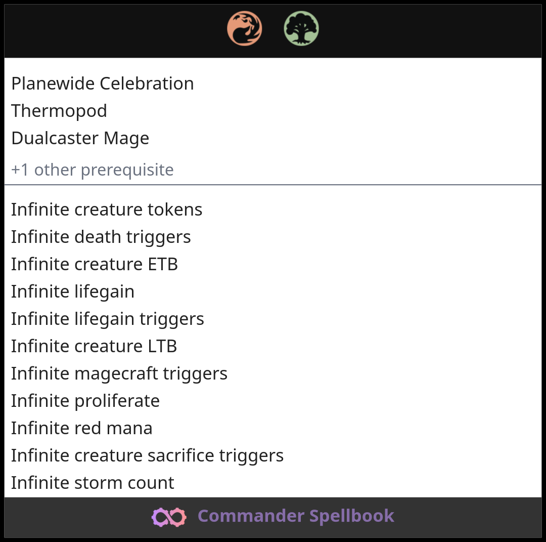 Planewide Celebration | Thermopod | Dualcaster Mage