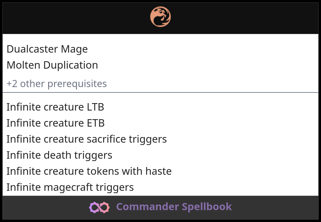 Dualcaster Mage | Molten Duplication