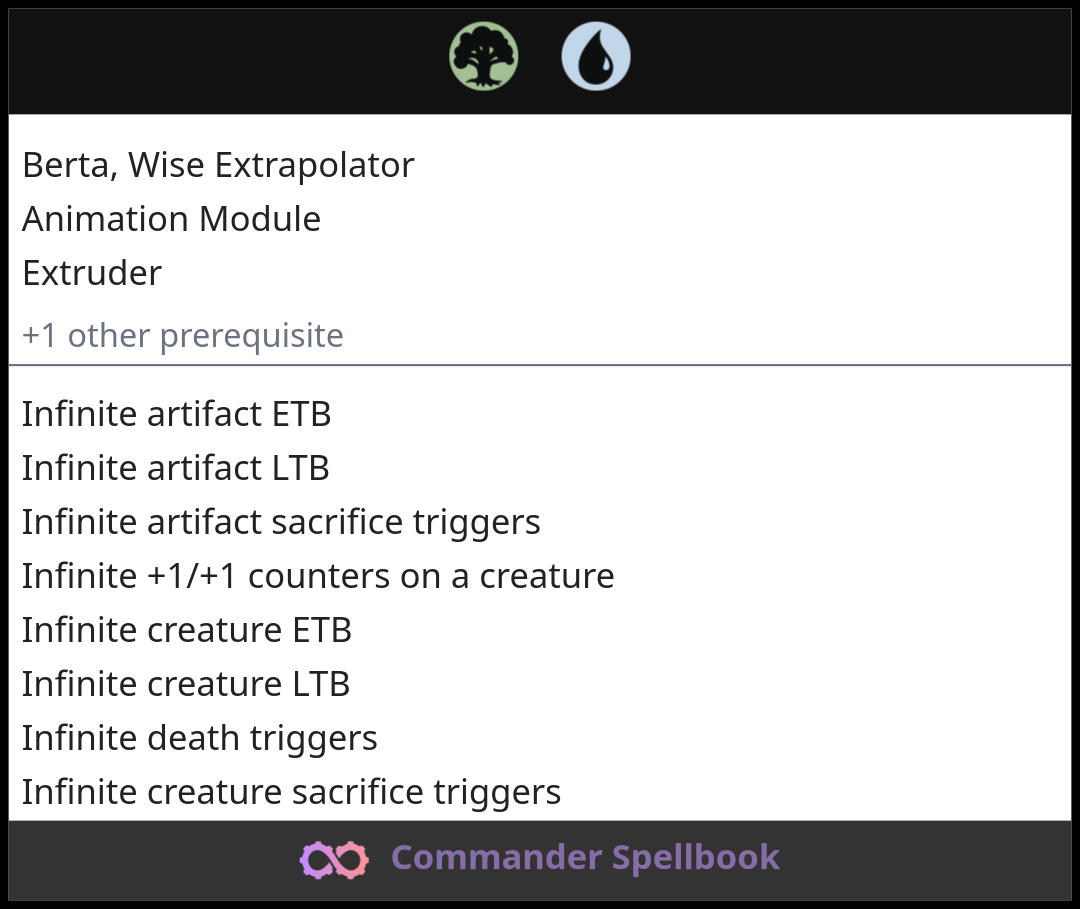 Berta, Wise Extrapolator | Animation Module | Extruder