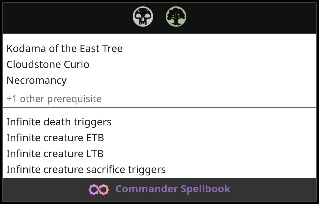 Kodama of the East Tree | Cloudstone Curio | Necromancy