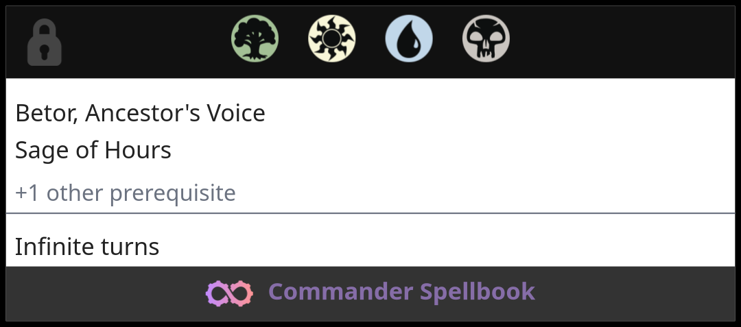 Betor, Ancestor's Voice | Sage of Hours