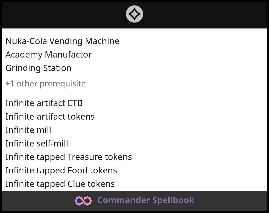 Nuka-Cola Vending Machine | Academy Manufactor | Grinding Station
