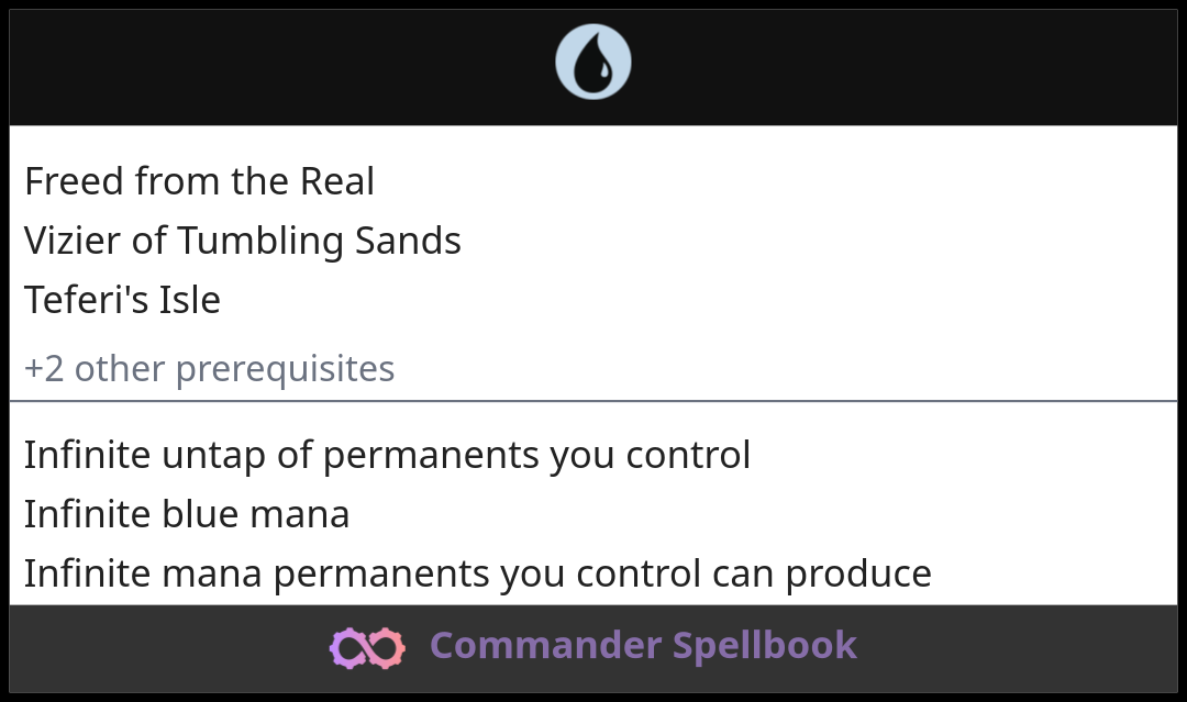 Freed from the Real | Vizier of Tumbling Sands | Teferi's Isle