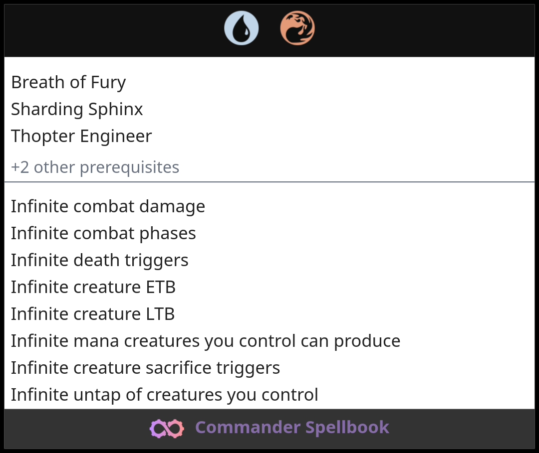 Breath of Fury | Sharding Sphinx | Thopter Engineer