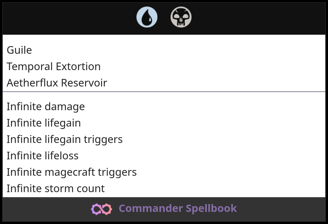 Guile | Temporal Extortion | Aetherflux Reservoir