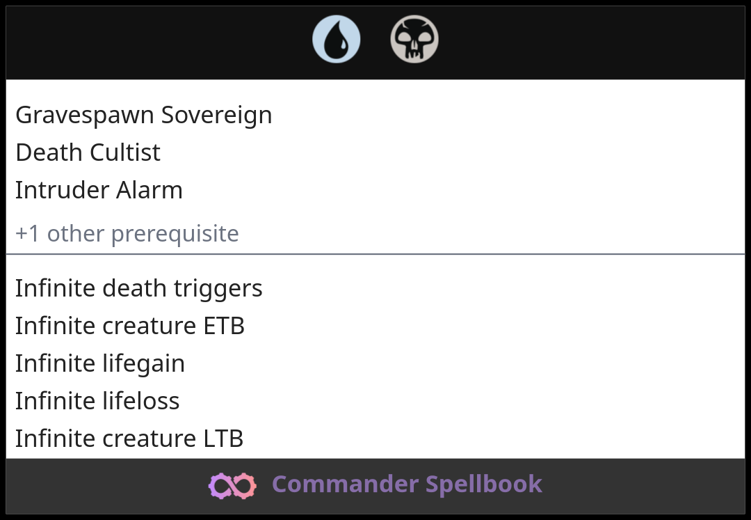 Gravespawn Sovereign | Death Cultist | Intruder Alarm