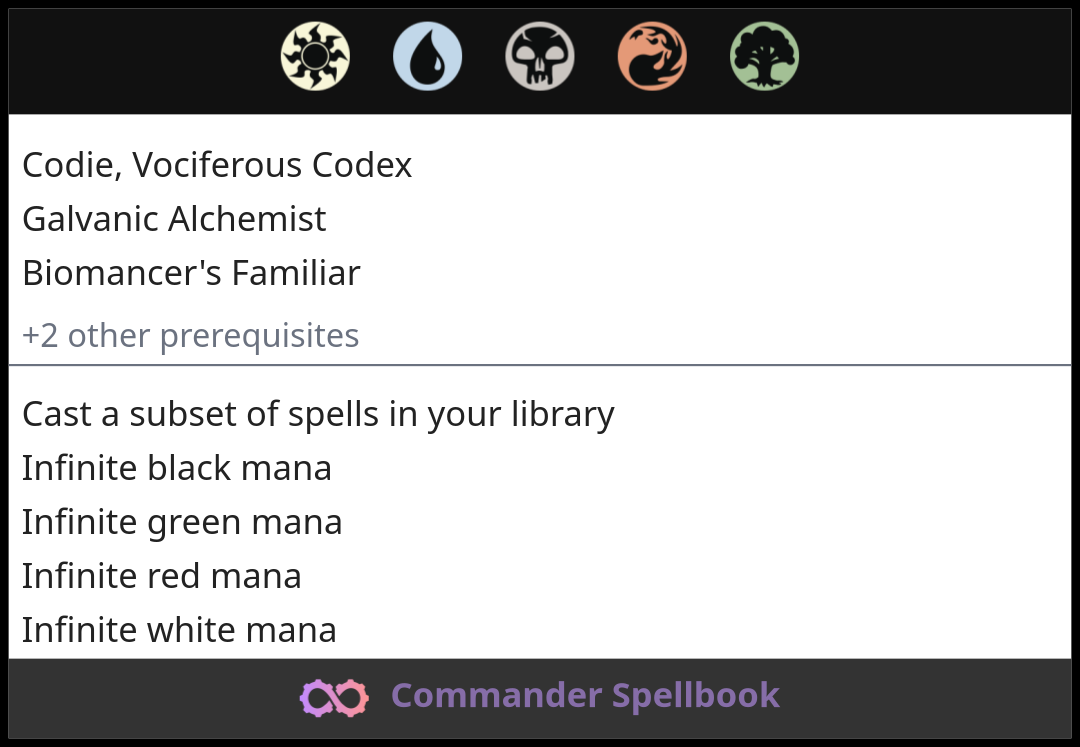 Codie, Vociferous Codex | Galvanic Alchemist | Biomancer's Familiar