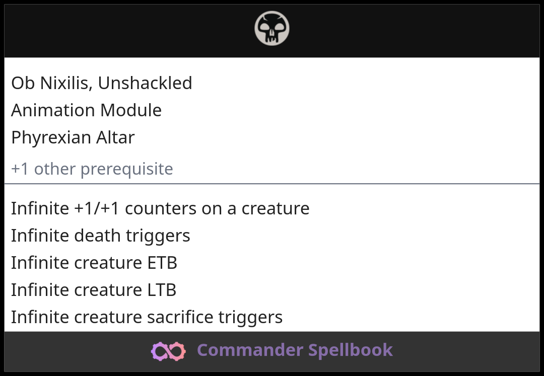 Ob Nixilis, Unshackled | Animation Module | Phyrexian Altar
