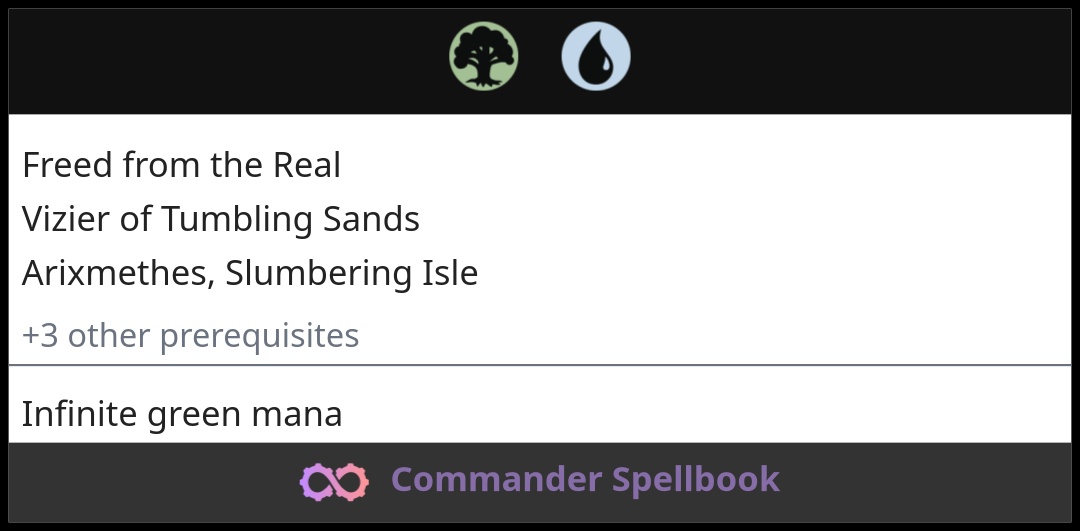 Freed from the Real | Vizier of Tumbling Sands | Arixmethes, Slumbering ...