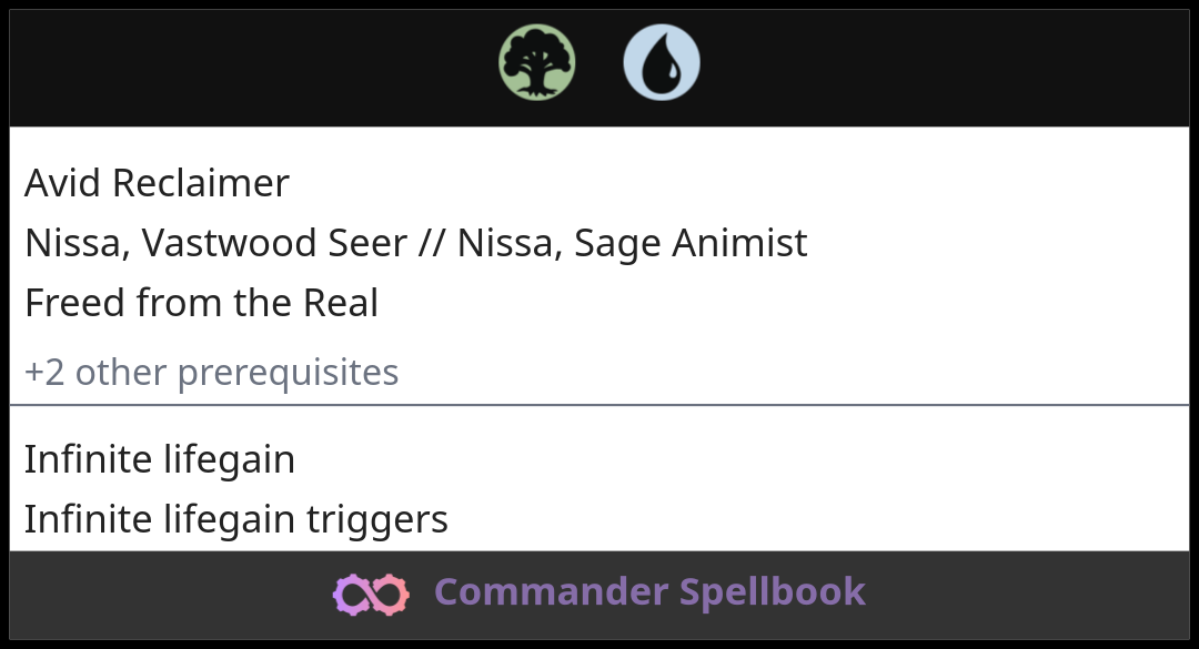Avid Reclaimer | Nissa, Vastwood Seer // Nissa, Sage Animist | Freed ...