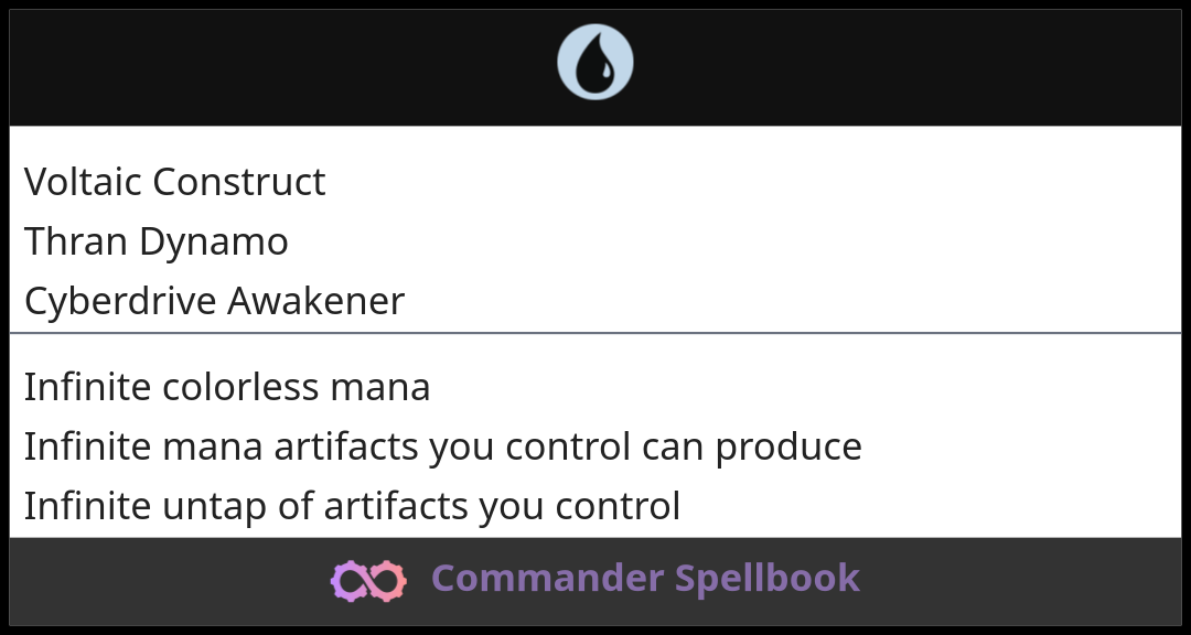 Voltaic Construct | Thran Dynamo | Cyberdrive Awakener