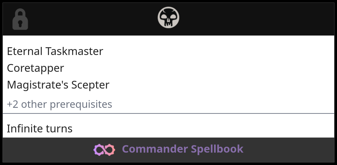 Eternal Taskmaster | Coretapper | Magistrate's Scepter