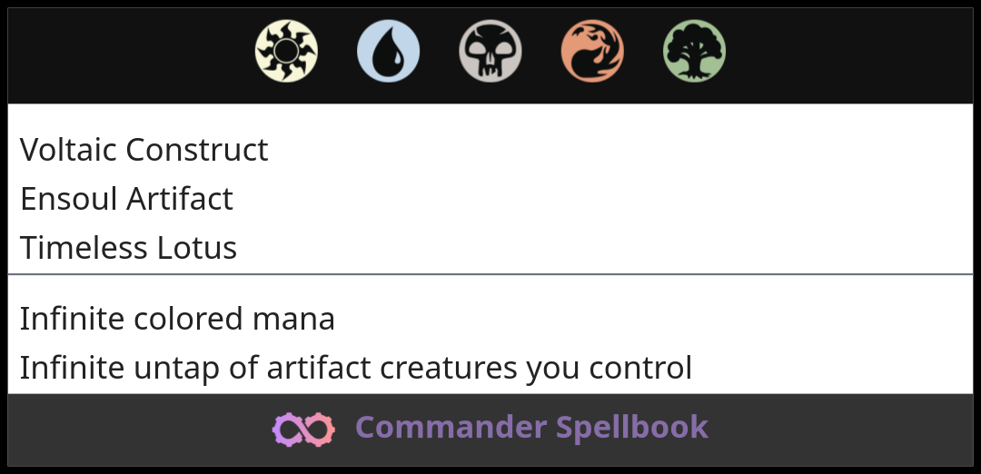 Voltaic Construct | Ensoul Artifact | Timeless Lotus
