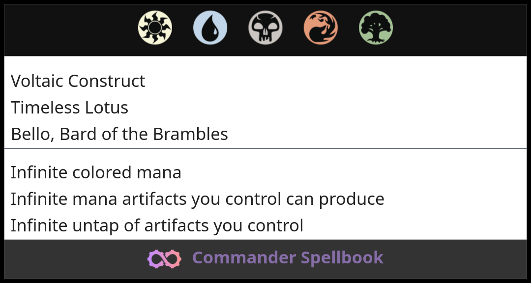 Voltaic Construct | Timeless Lotus | Bello, Bard of the Brambles