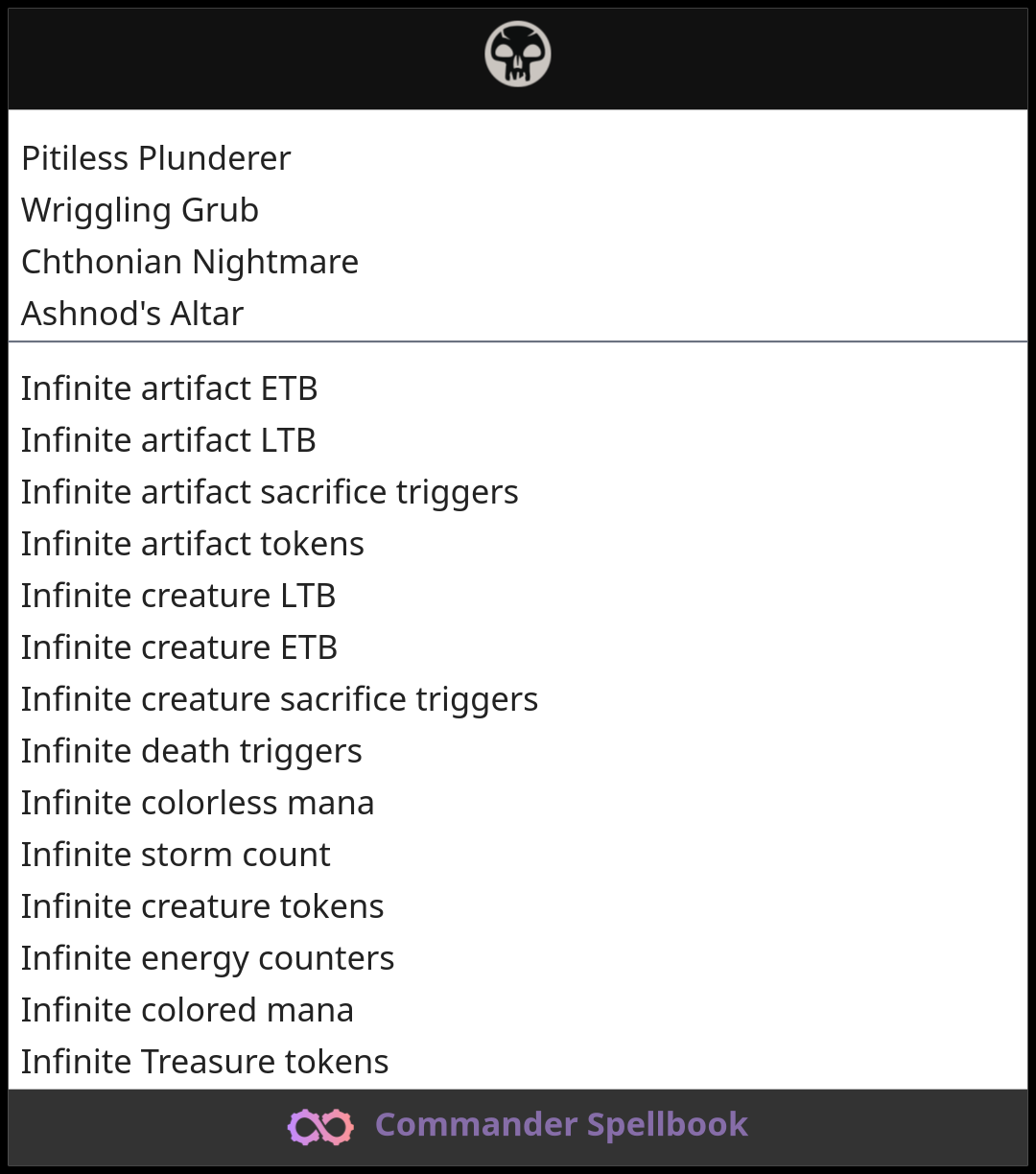 Pitiless Plunderer | Wriggling Grub | Chthonian Nightmare (and one ...