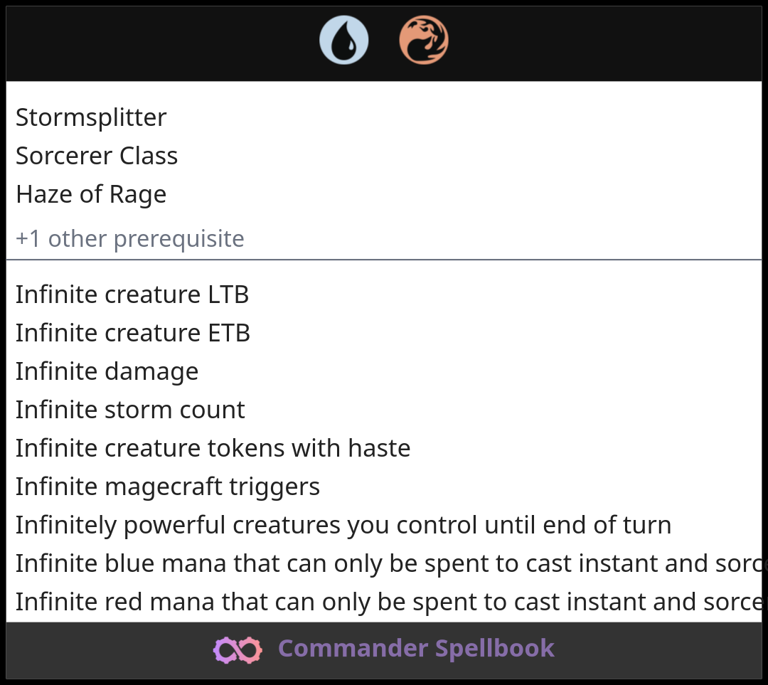 Stormsplitter | Sorcerer Class | Haze of Rage