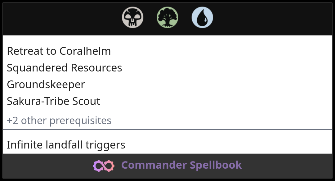 Retreat to Coralhelm | Squandered Resources | Groundskeeper (and one ...