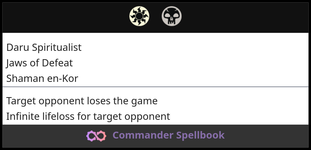 Daru Spiritualist | Jaws of Defeat | Shaman en-Kor