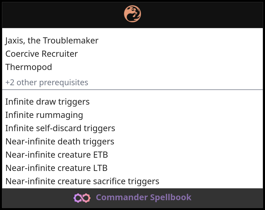 Jaxis, the Troublemaker | Coercive Recruiter | Thermopod