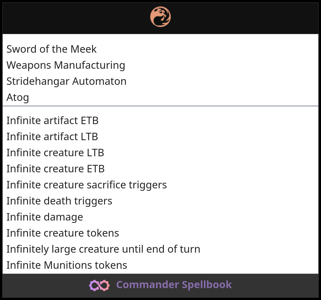 Sword of the Meek | Weapons Manufacturing | Stridehangar Automaton (and ...