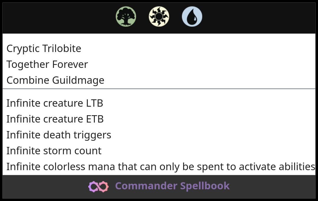Cryptic Trilobite | Together Forever | Combine Guildmage