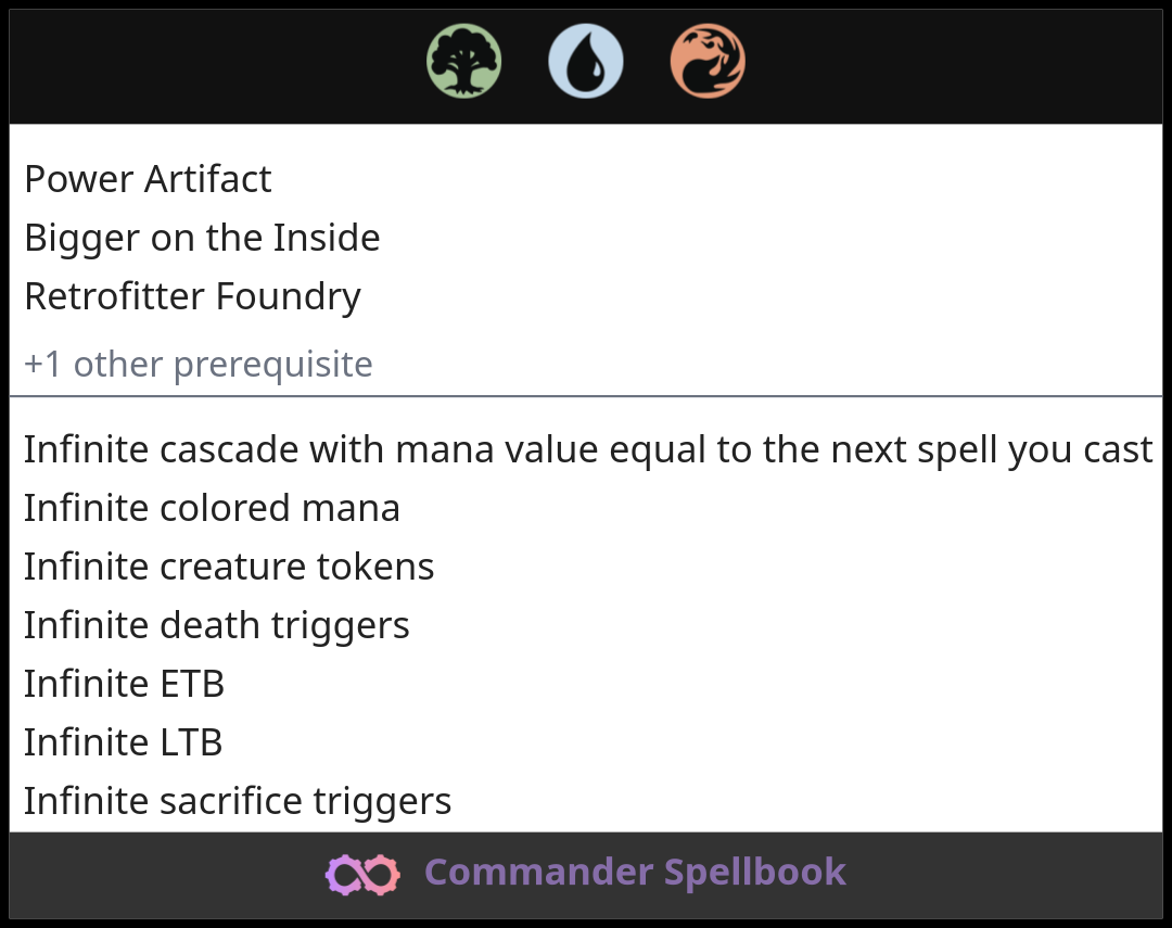 Power Artifact | Bigger on the Inside | Retrofitter Foundry