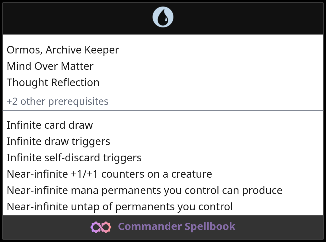 Ormos, Archive Keeper | Mind Over Matter | Thought Reflection