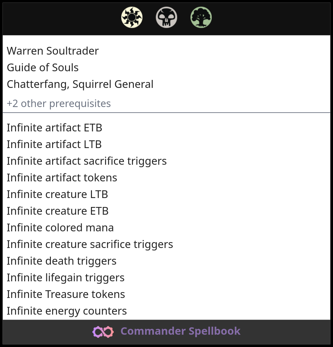 Warren Soultrader | Guide of Souls | Chatterfang, Squirrel General